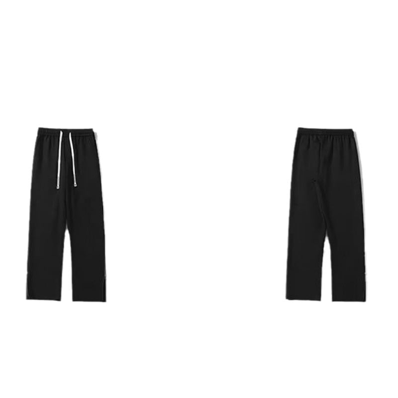 Muške hlače od Ice Silk materijala, lagane ljetne casual hlače, ravni kroj, široke nogavice