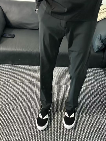 Ljetne vezene hlače, uski kroj, poslovno casual stil, elegantne svakodnevne hlače