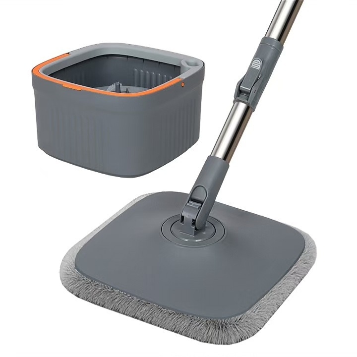 Kanta za mop s odjeljivanjem onečišćene vode, okretni ravni mop za mokro i suho čišćenje