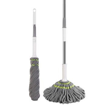 Prilagođeni teleskopski mop s automatskim cijeđenjem, za mokro i suho čišćenje – Picasso Mop