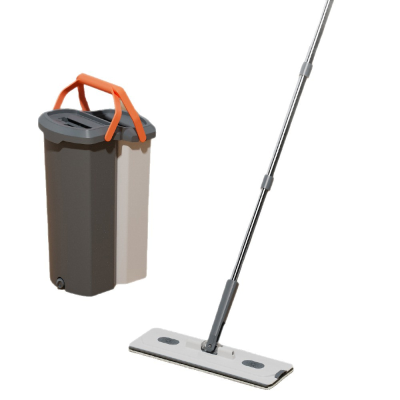 Prilagođeni set ravnog mop-a s odvojivom i sklopivom kantu