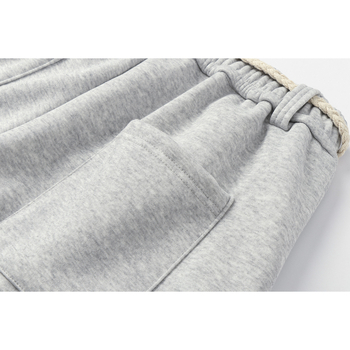 3Qmode Χειμερινά παντελόνια με fleece επένδυση, χαλαρή γραμμή, φαρδιά παντελόνια για άνδρες RK01