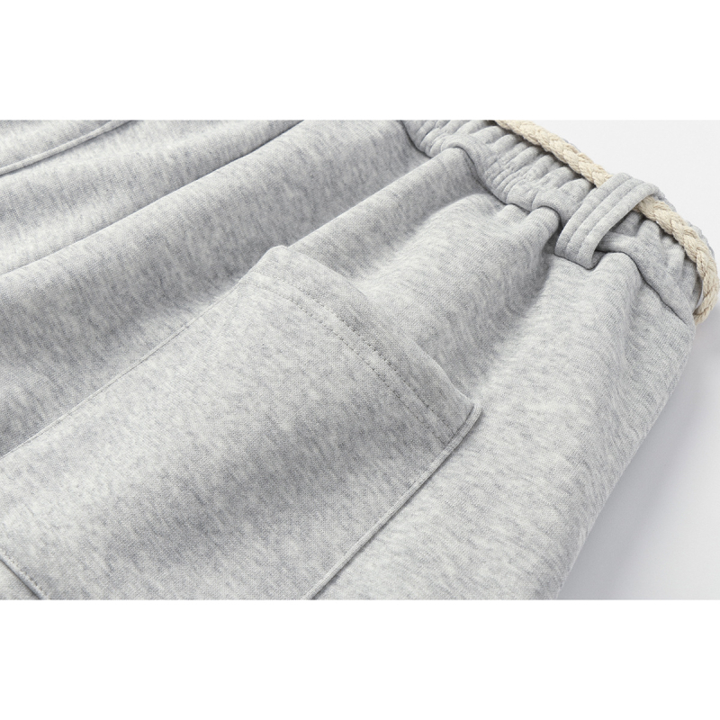 3Qmode Χειμερινά παντελόνια με fleece επένδυση, χαλαρή γραμμή, φαρδιά παντελόνια για άνδρες RK01