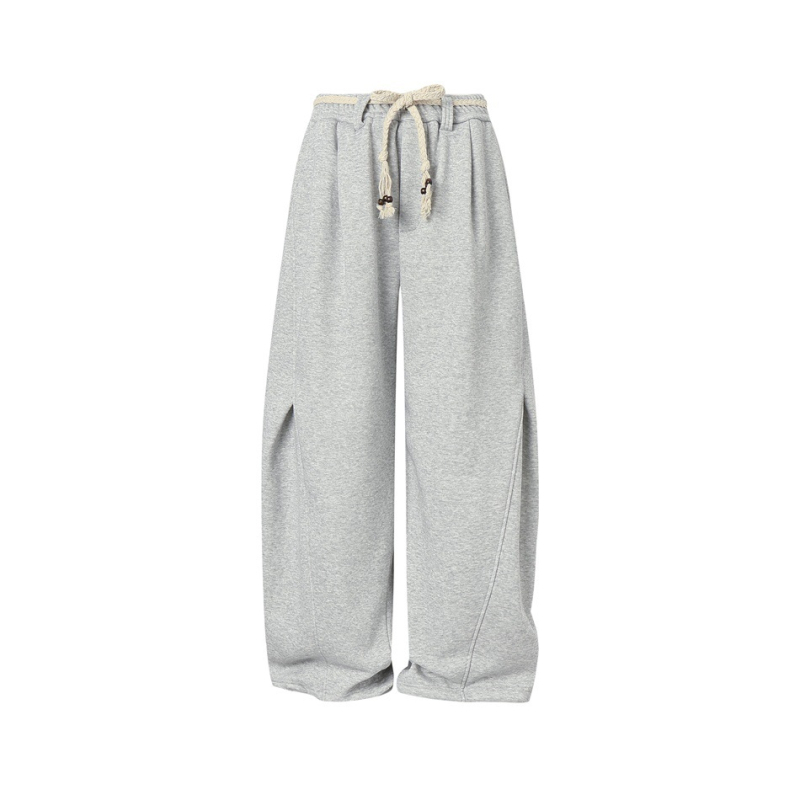 3Qmode Χειμερινά παντελόνια με fleece επένδυση, χαλαρή γραμμή, φαρδιά παντελόνια για άνδρες RK01