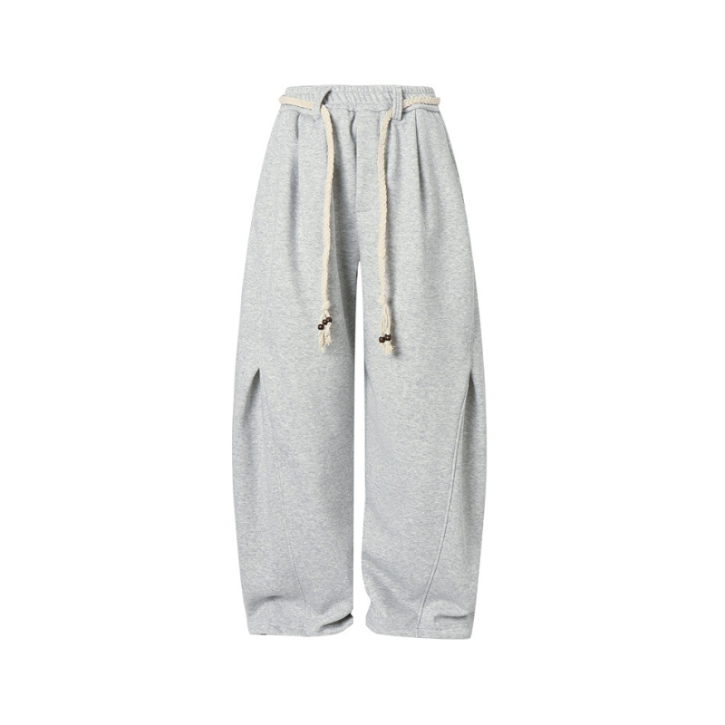 3Qmode Χειμερινά παντελόνια με fleece επένδυση, χαλαρή γραμμή, φαρδιά παντελόνια για άνδρες RK01