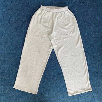 Mertra Mert-a307 Pletene terry hlače, široke nogavice i ravni kroj, zimski model 2024, elastičan pojas, udoban kroj, 100% pamuk, streetwear casual