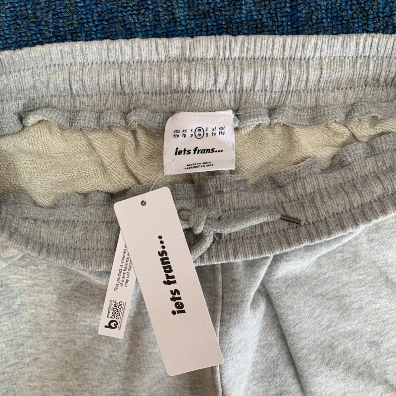 Mertra Mert-a307 Pletene terry hlače, široke nogavice i ravni kroj, zimski model 2024, elastičan pojas, udoban kroj, 100% pamuk, streetwear casual