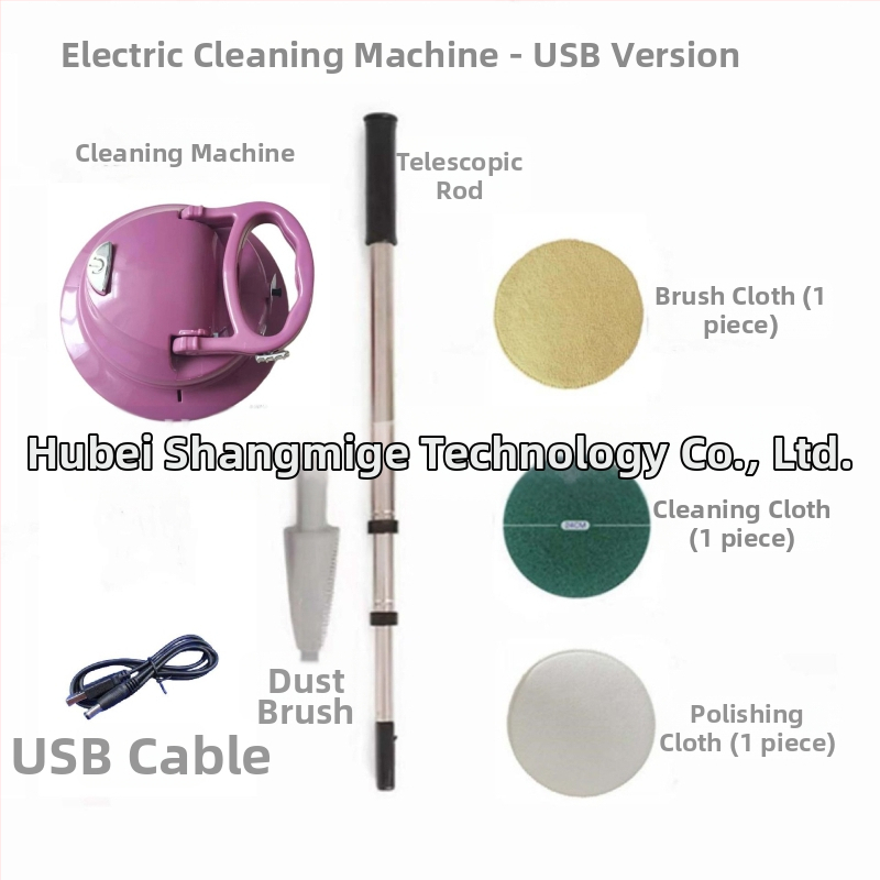 MD37 elektrický mop s USB nabíjaním, leštiaca čistiaca jednotka, mokré aj suché čistenie, ručne tlačený otáčavý čistič podláh