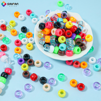 Prilagođeni DIY set za narukvicu s miješanim plastičnim perlama velikih rupa