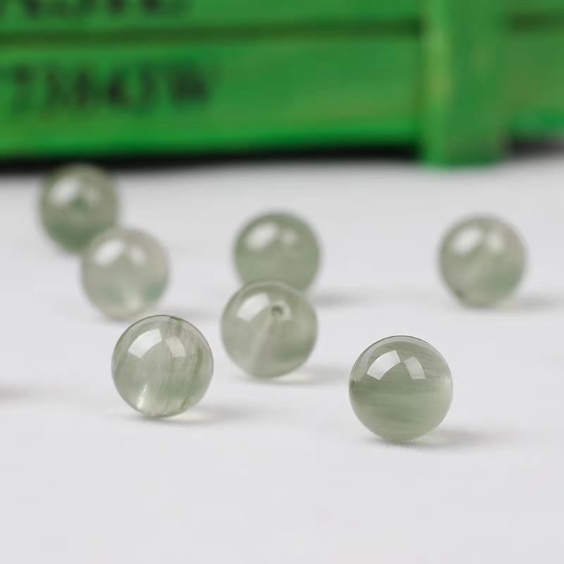 Prirodni zeleni kristali – labave perle za DIY narukvicu