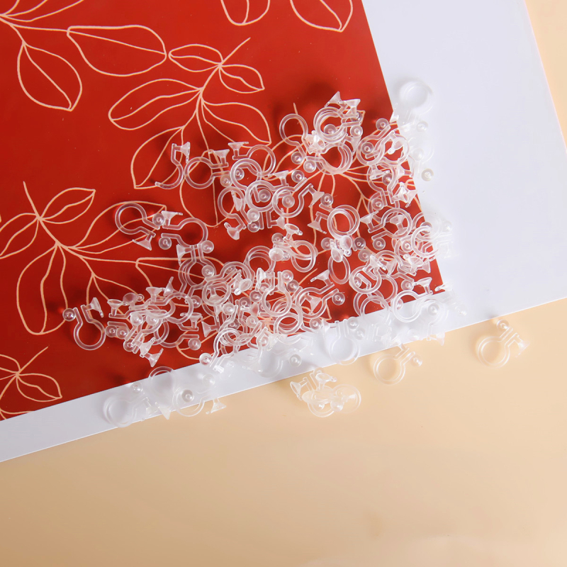 Prozirni plastični ušni klipsovi za DIY naušnice