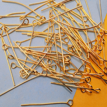 9-pin βελόνες χαντς με στρογγυλή κεφαλή T-pin για DIY φουρκέτες μαλλιών και κοσμήματα με μαργαριτάρια – βασικά υλικά για κατασκευή Κοσμημάτων
