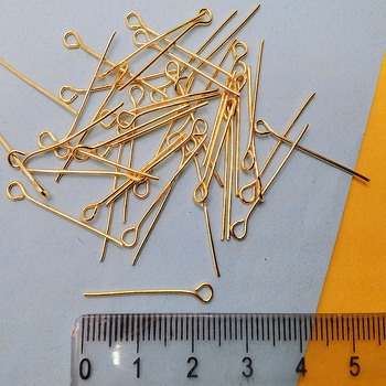 9-pin βελόνες χαντς με στρογγυλή κεφαλή T-pin για DIY φουρκέτες μαλλιών και κοσμήματα με μαργαριτάρια – βασικά υλικά για κατασκευή Κοσμημάτων