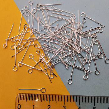 9-pin βελόνες χαντς με στρογγυλή κεφαλή T-pin για DIY φουρκέτες μαλλιών και κοσμήματα με μαργαριτάρια – βασικά υλικά για κατασκευή Κοσμημάτων