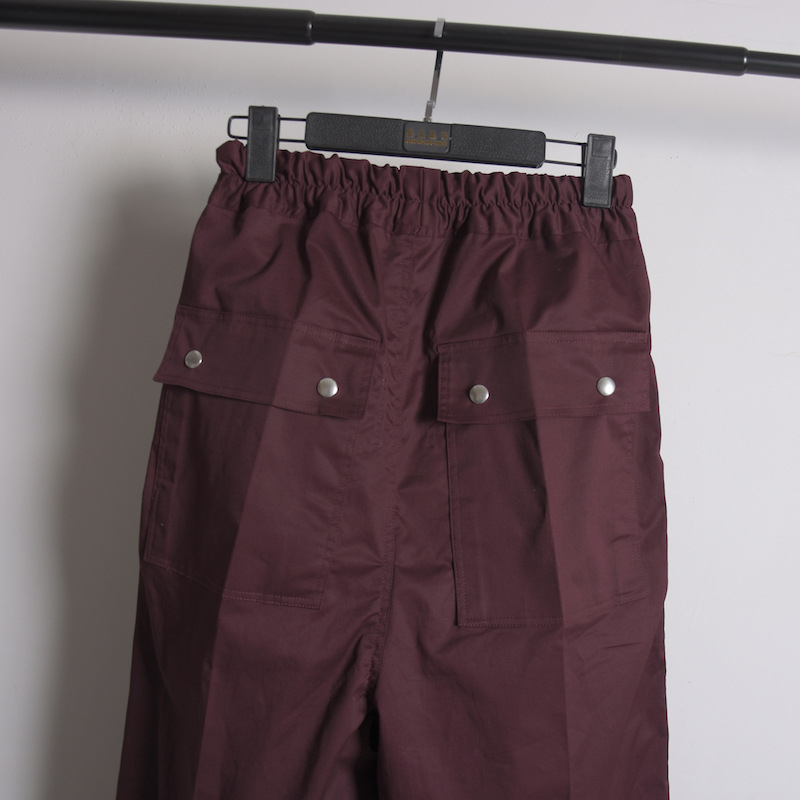 Muške jesenske casual hlače u boji pig liver purple, s zatvaračem na zip, s mikro‑flare krojem