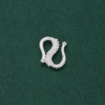 S925 srebro – S-oblika spojka za nakit, konektor u obliku figure-eight za ručno izrađene narukvice i ogrlice, srebrno