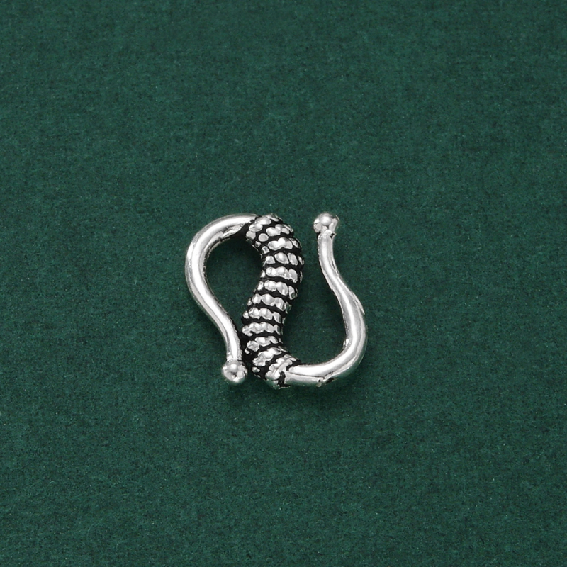 S925 srebro – S-oblika spojka za nakit, konektor u obliku figure-eight za ručno izrađene narukvice i ogrlice, srebrno