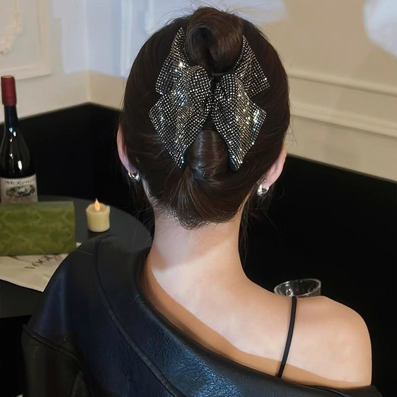 Korejskog stila trokutasta ukosnica za kosu s kristalima od akrila, elegantan dojam i svestran dodatak
