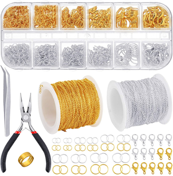 1000 komada 4–10 mm jednokruglih konektora za DIY izradu narukvica i lančića, dijelovi nakita s lobster clasp