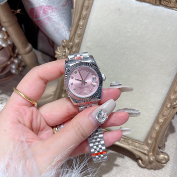 Danny Road ružové dámske hodinky, z nerezovej ocele, mechanické, automatické