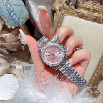 Danny Road ružové dámske hodinky, z nerezovej ocele, mechanické, automatické