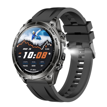 KM101 Pametni sat s offline kartama, GPS-om, lokalnom glazbom i snimanjem, AMOLED zaslon, Bluetooth pozivi, sportski sat