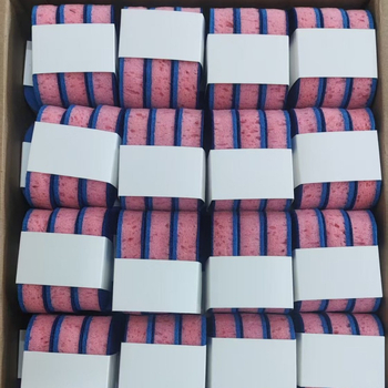 Yike 3-dijelni paket debelih dvostrukih kuhinjskih spužvi za čišćenje s grubom površinom