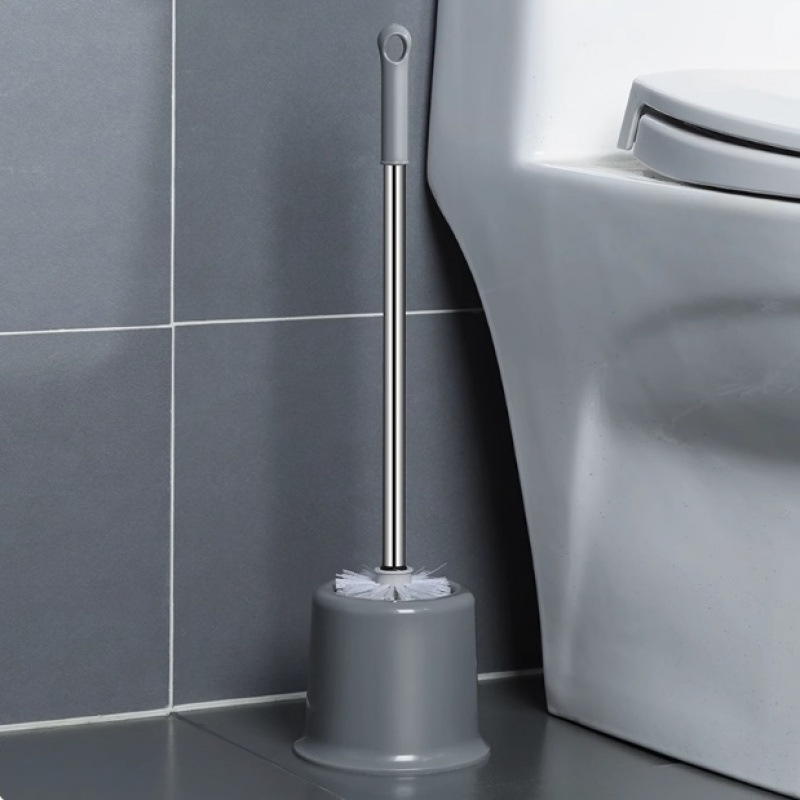 Novi set četke za WC s bazom, zidni nosač za kupaonicu, četka s dugim držalom za teško dostupne kutove