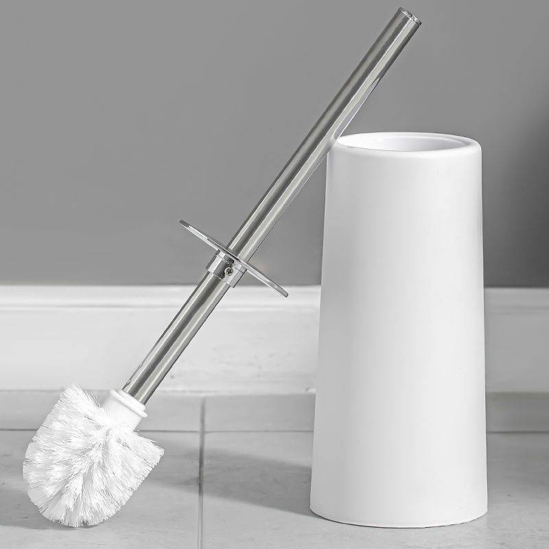 Set četke za WC s dugim držačem i poklopcem za čišćenje teško dostupnih kutova u kupaonici