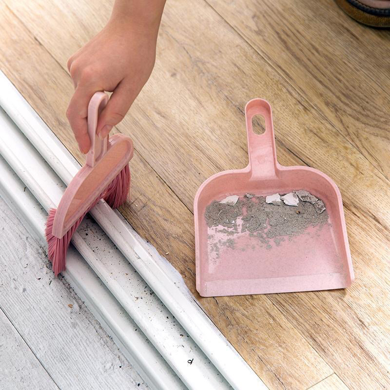 Mini set metlice i lopatice za stolno čišćenje – za čišćenje tipkovnice i prozorskog praga, plastični