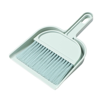 Mini metla i lopatica za kućnu upotrebu, plastična, s mekanim dlačicama
