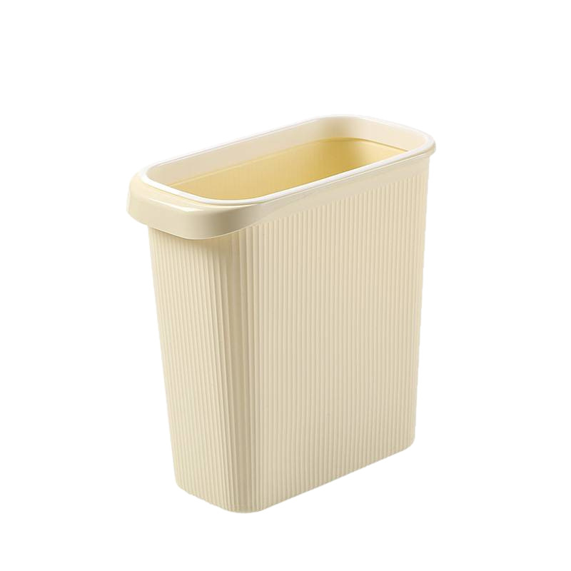 Kanta za otpad bez poklopca za kupaonicu, pravokutna, 6 L, kompaktna veličina, PP plast