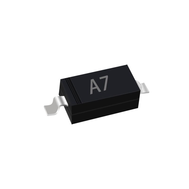 1N4007 M7 ispravljačka dioda, 1 A, 1000 V, SMA/SMD pakiranje, A7, SOD-123FL