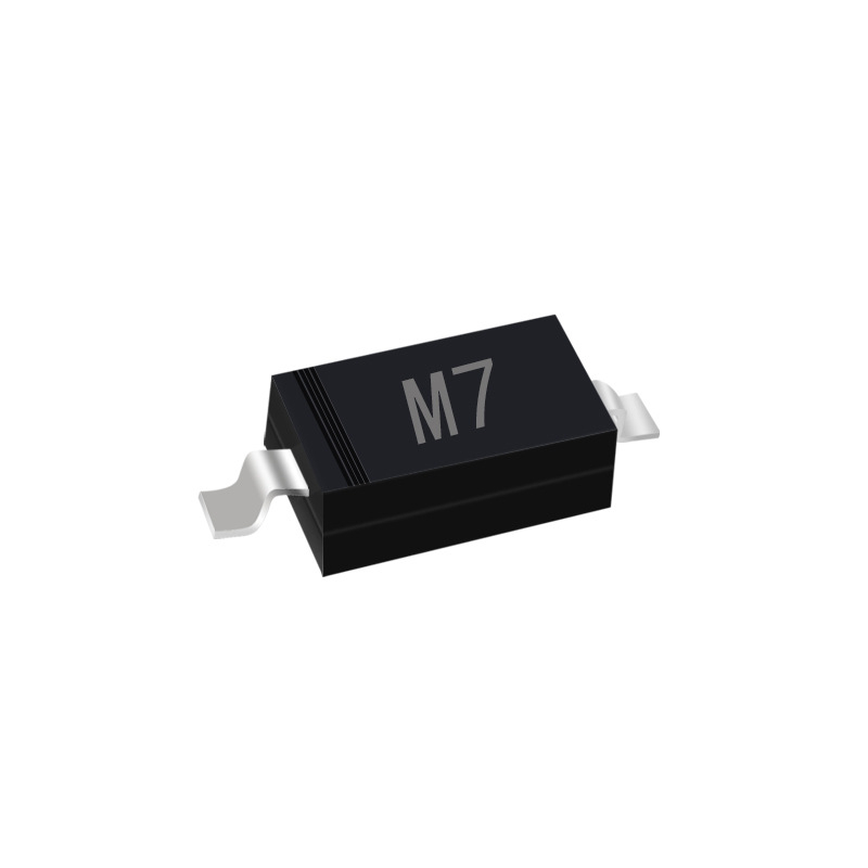 1N4007 M7 ispravljačka dioda, 1 A, 1000 V, SMA/SMD pakiranje, A7, SOD-123FL
