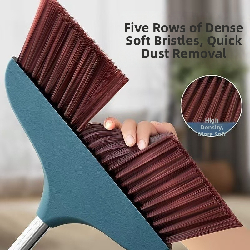 40 cm velika kućna metla za unutarnju upotrebu, s dugačkim drškom, visokokvalitetne mekane dlake, debela i izdržljiva.