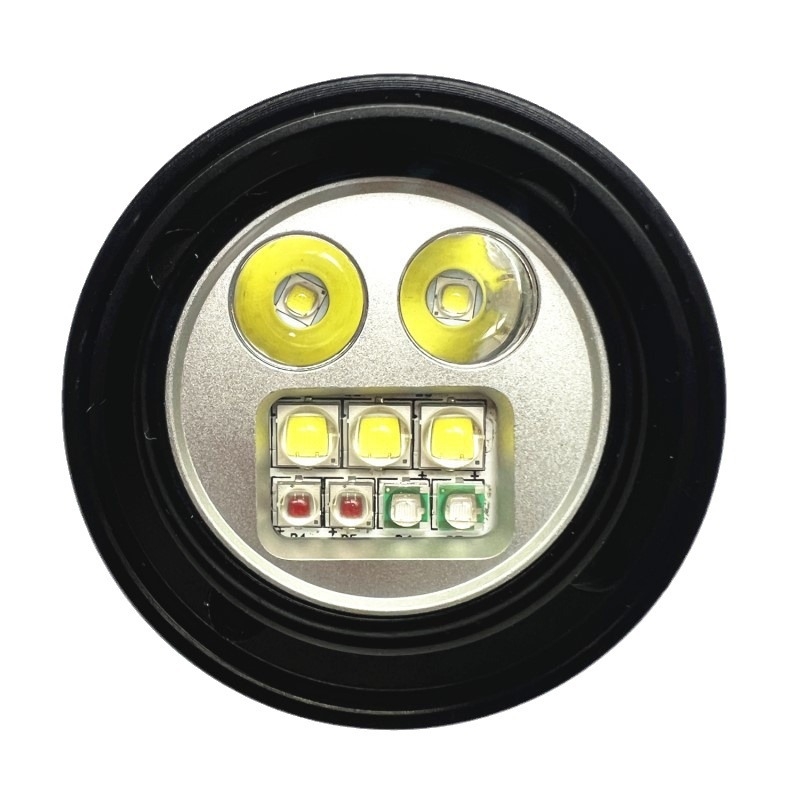L2 podvodno svjetlo za fotografiju, vodootporno do 60 m, 2350 lm LED ronilačko svjetlo, baterija 32650