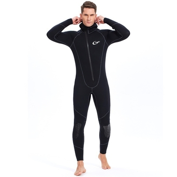 Yonsub 5 mm topli unisex neopren kostim s prednjim zatvaračem i kapuljom za surfanje