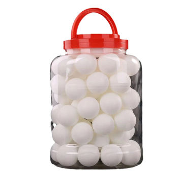 Prilagođeni set od 60 ping-pong loptiica u kanti, ABS novi materijal, za trening i natjecanja, visoka elastičnost.