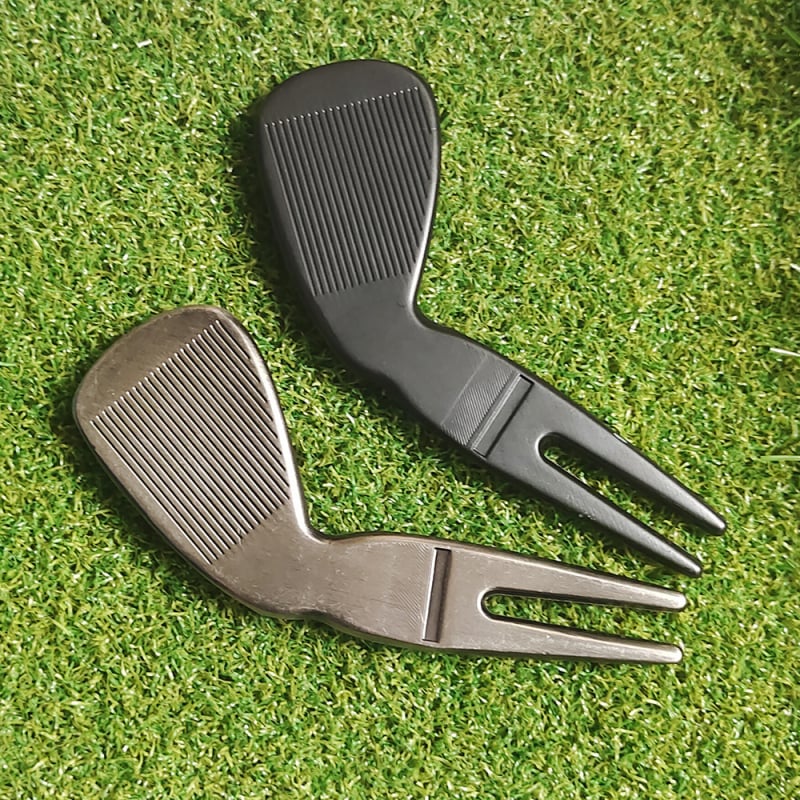 Golf alat za popravak travnjaka s dizajnom zelene vilice – dodatna oprema za golf