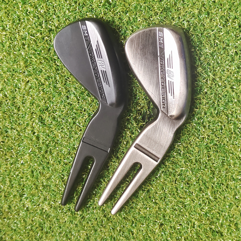 Golf alat za popravak travnjaka s dizajnom zelene vilice – dodatna oprema za golf