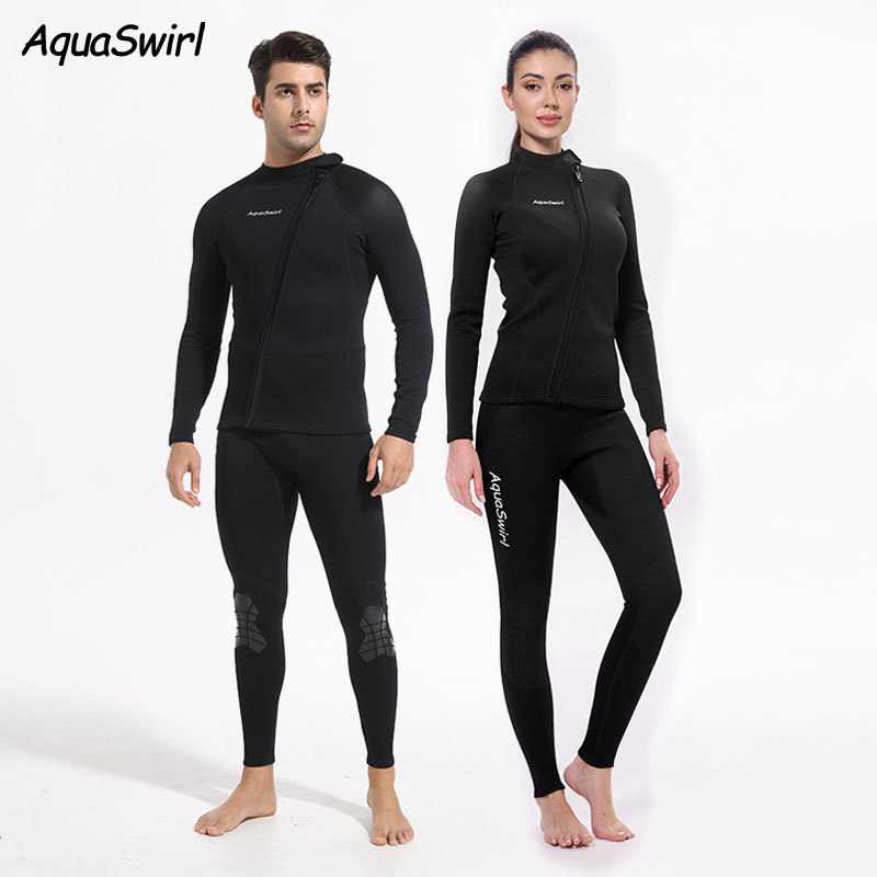 1,5 mm neopren kombinezon s dugim rukavima, unisex, za ronjenje, snorkeling i surfanje, zaštita od sunca i topline
