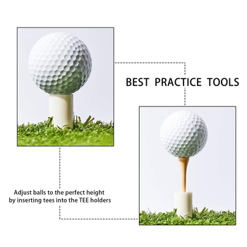 Bijeli silikon golf držač tee set