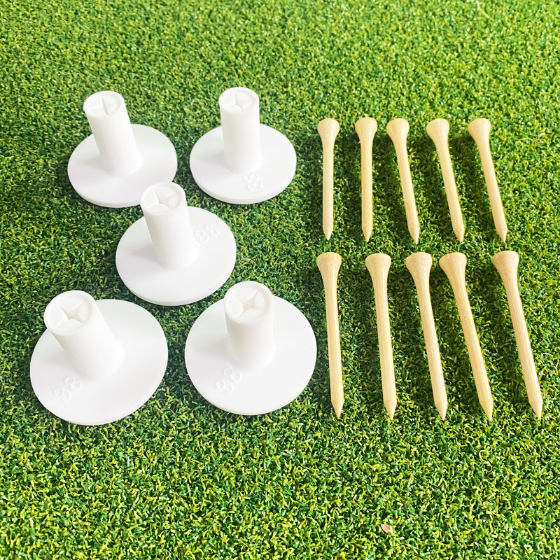 Bijeli silikon golf držač tee set