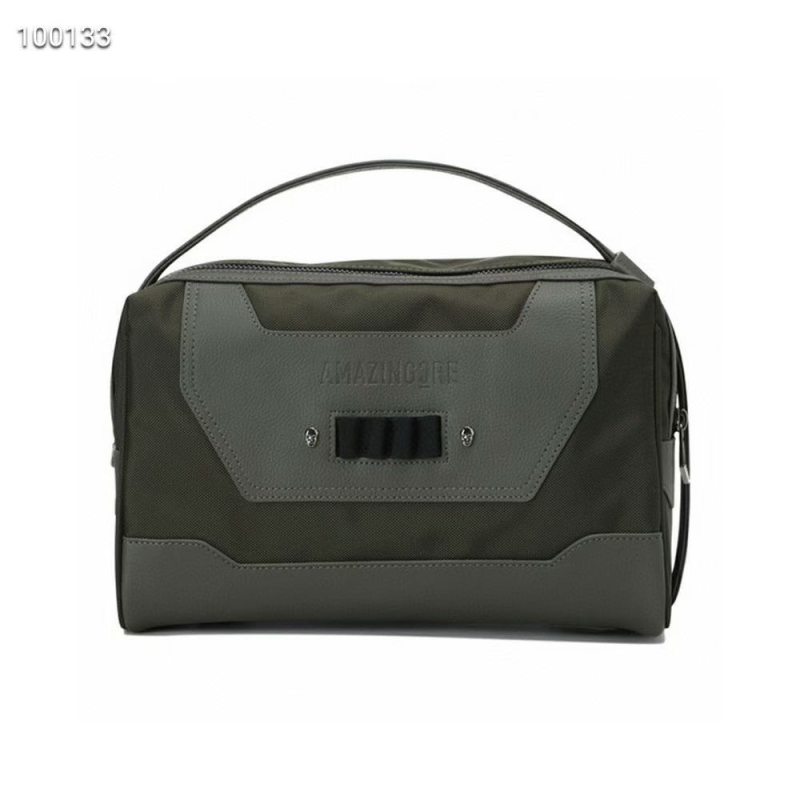 Golf clutch torba s detaljima lubanje i metalnim okovima, velika kapaciteta, najlonsko skladište