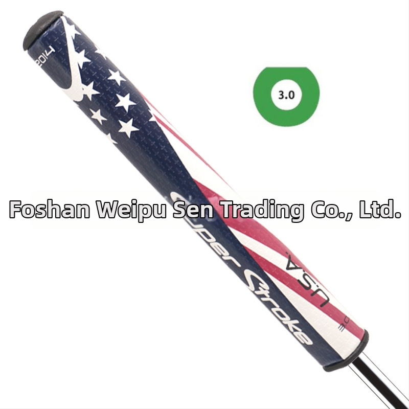 PU grip za golf, lagan, protuklizni, uz dizajn zastave, debeli držač, 2.0/3.0 opcije