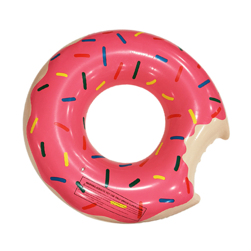 Ljetni plivački prsten donut – ekološki PVC, debljina 0,2 mm, za početnike, obiteljska zabava u bazenu