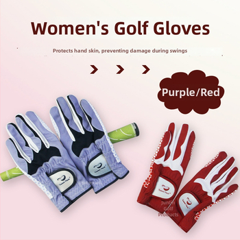 Ženske golf rukavice, vodootporan PU materijal, udobne i prozračne, odvod znoja, rastezljive za trening i zaštitu