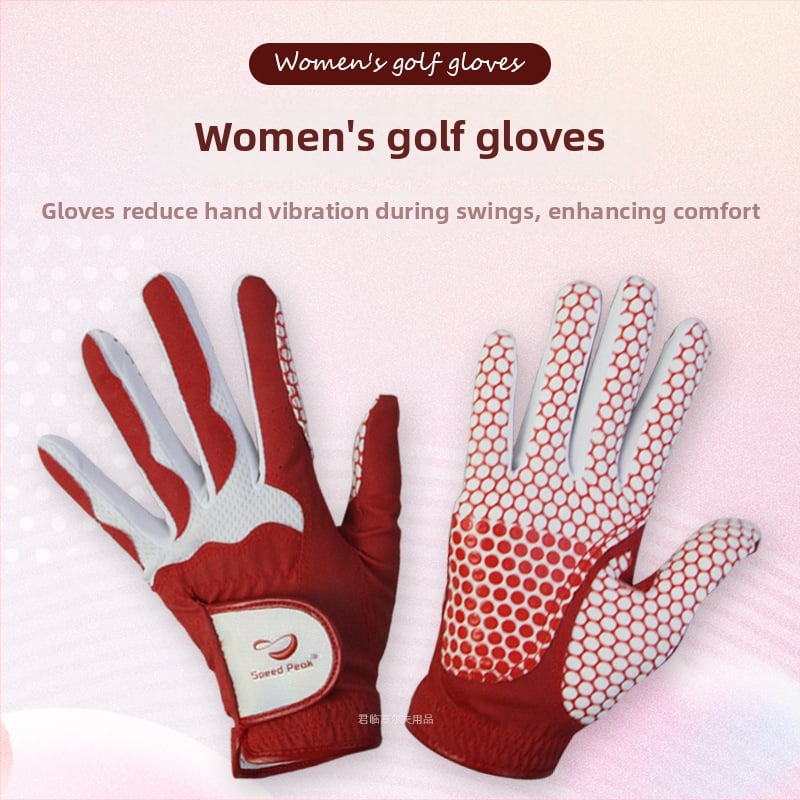 Ženske golf rukavice, vodootporan PU materijal, udobne i prozračne, odvod znoja, rastezljive za trening i zaštitu