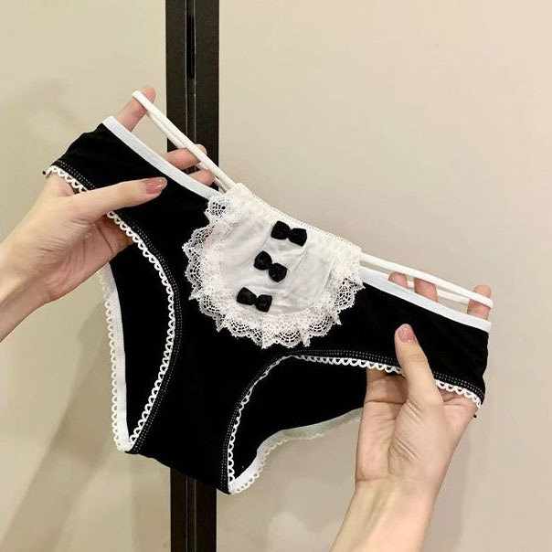 Ženske donje rublje s niskim strukom, Loli stil, japanski stil, color-block, prozračan i udoban