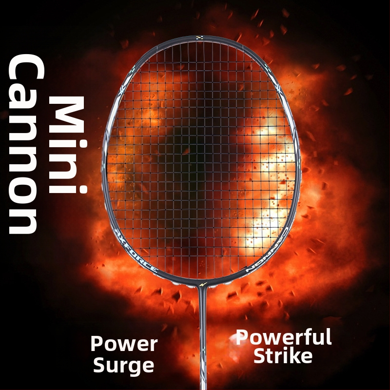 Karbon badminton raketa, ultralagana, 5U, za ofenzivnu i defensivnu igru, za natjecanja i treniranje, napetost 24–28 lb
